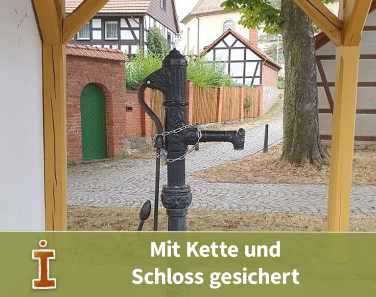 Read more about the article Mit Kette und Schloss gesichert