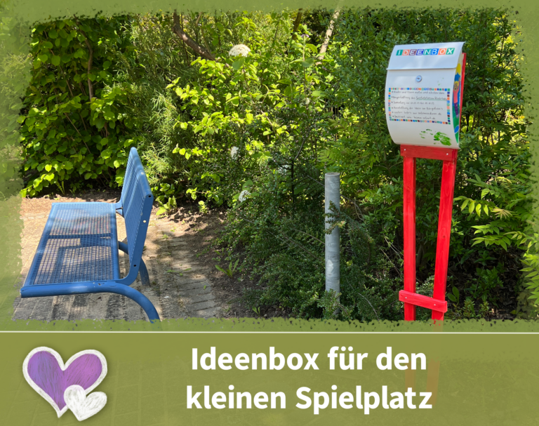 Read more about the article Ideenbox auf dem kleinen Spielplatz
